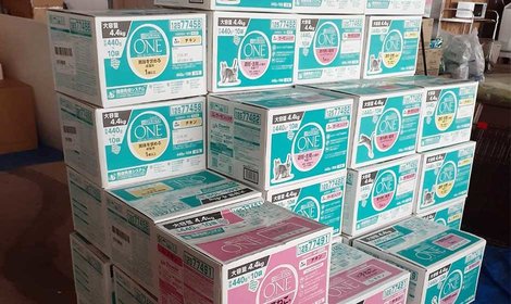 【2月】被災地の猫たちにキャットフード約200kgを支援しました。