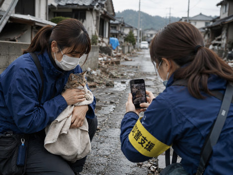 被災地でペットを保護された方へ「被災地保護動物データベース」登録のお願い