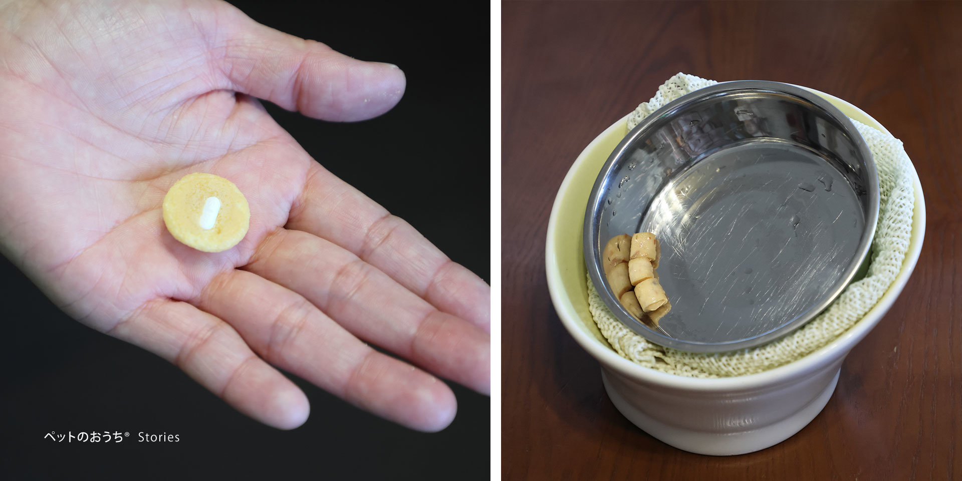 ふくらみのあるクッキーに錠剤を押し込む.jpg