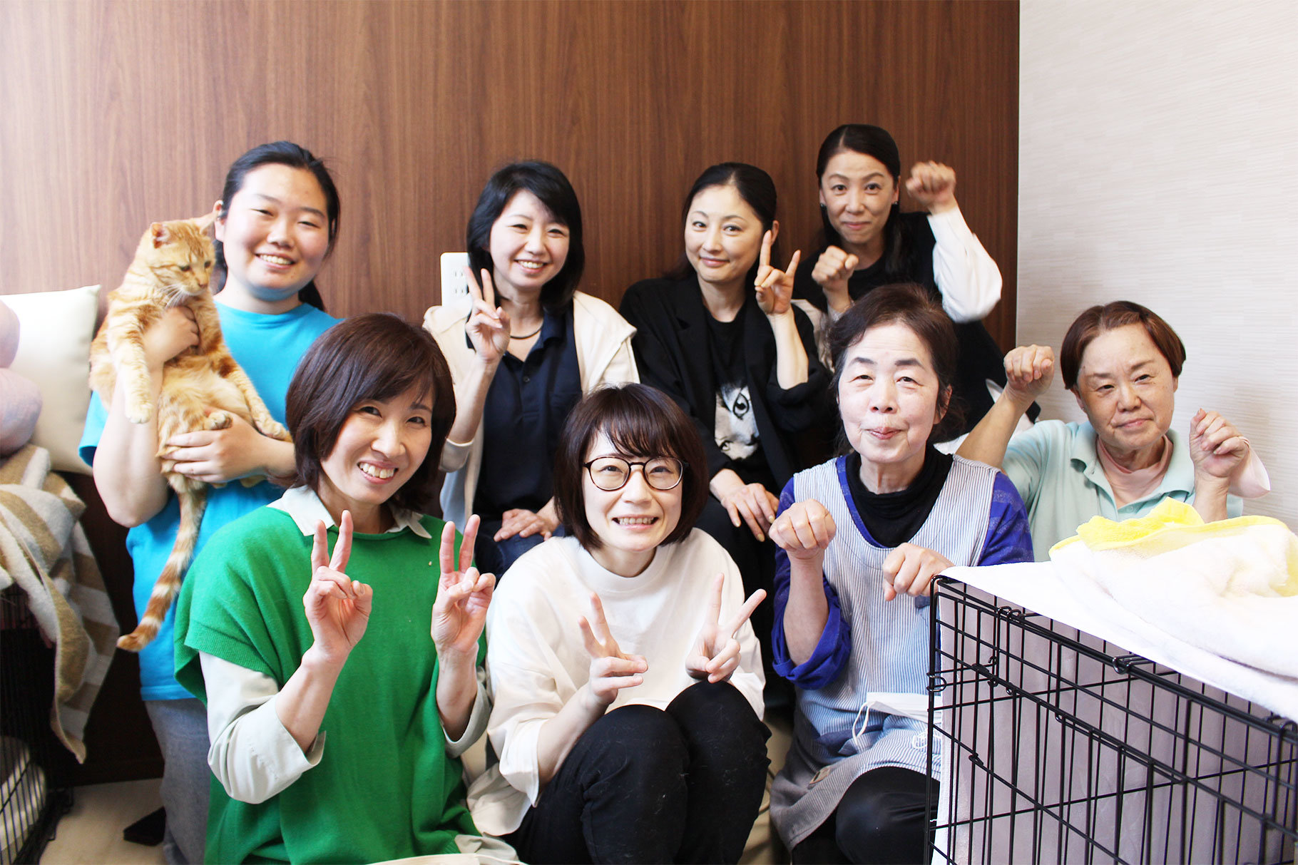 常盤さん、朱花さん、こねこサポーターの皆さん.jpg